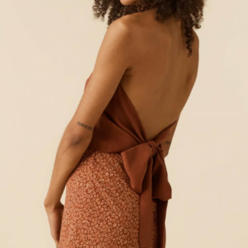 Vetta Halter‎ Top Dusty Rose Medium - Picture 5 of 6